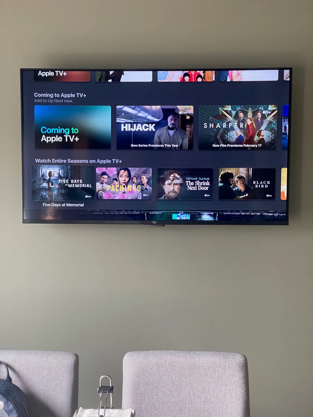 Install Savvy Savvy Clean Install with wall-mounted TV and concealed wires in Suffolk, Virginia